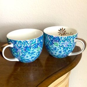 Lily Pulitzer mug set